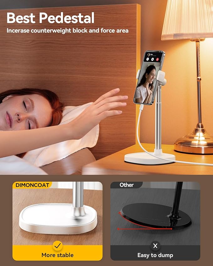 DIMONCOAT Adjustable Aluminum Alloy Cell Phone Stand - Image 6