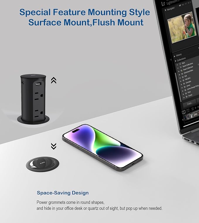 Jgstkcity 2.5 inch Hole Pop up Outlet - Image 2