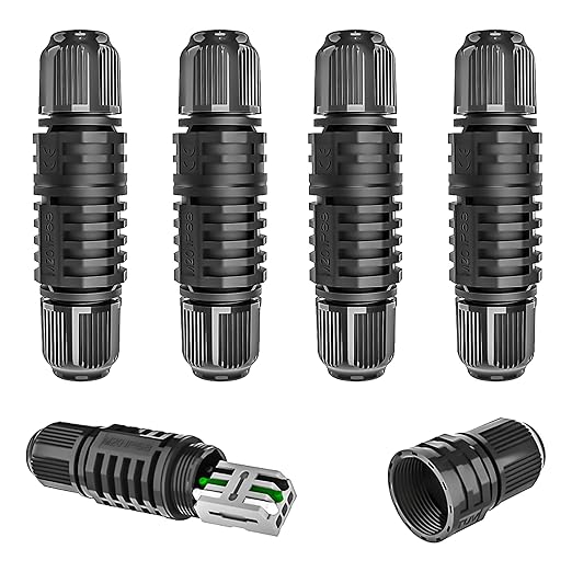 Junction Box Cable Connector Waterproof Cable Connector 2 Way by Kekeou