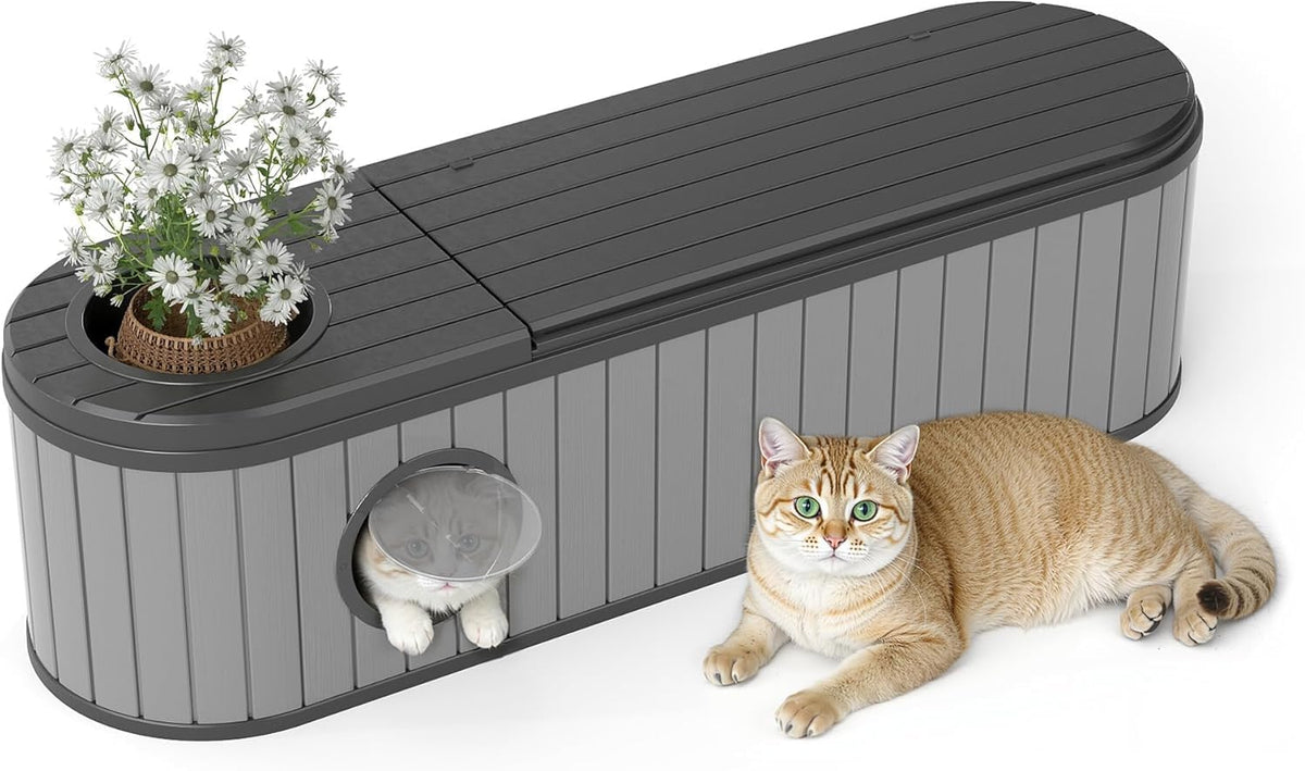 60 gallon storage bench deck box resin patio, main product view