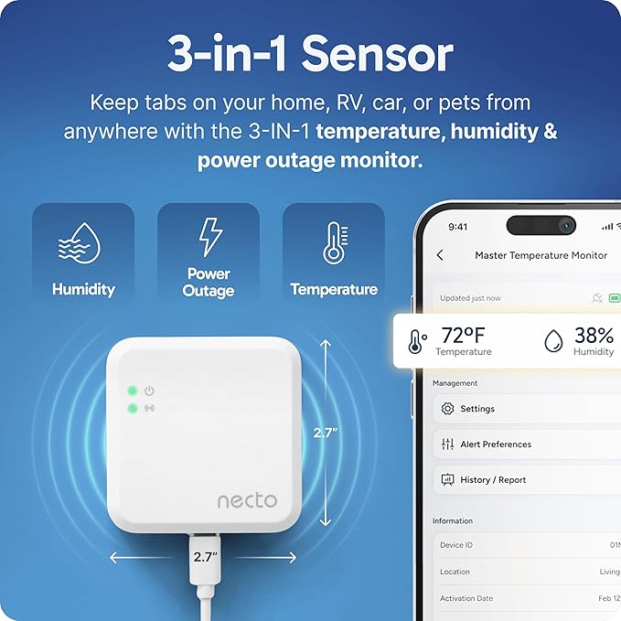 Necto Cellular Temperature Monitor- RV Pet Safety Temp Monitoring System. - Image 3