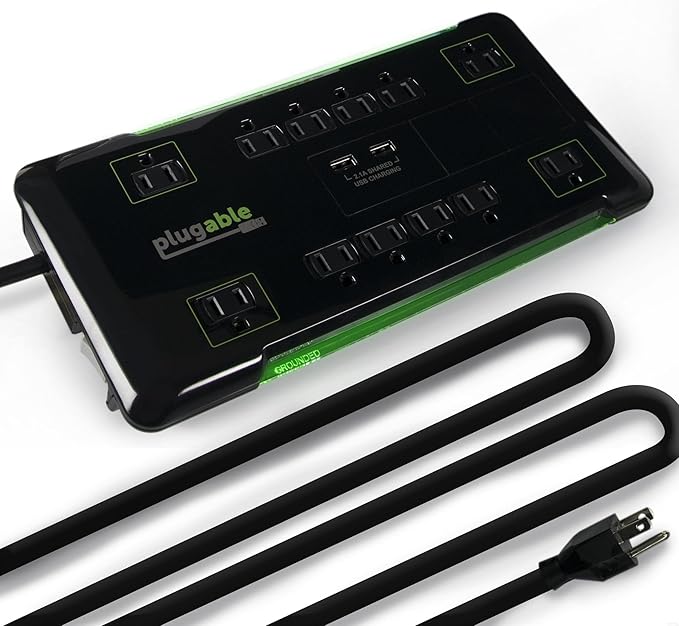 Plugable Surge Protector Power Strip - Image 2