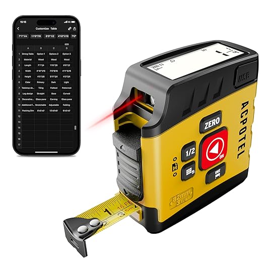 3-in-1 Digital Tape Measure by ACPOTELBRAND