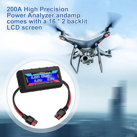 Yunsailing 2 Pcs High Precision Watt Meter Power Analyzer Battery Consumption - Image 4
