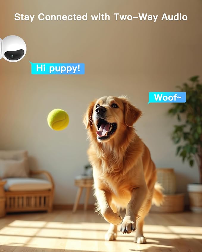 ARENTI 5G Indoor Security Camera 2 Pack, 4MP Pet Camera - Image 5