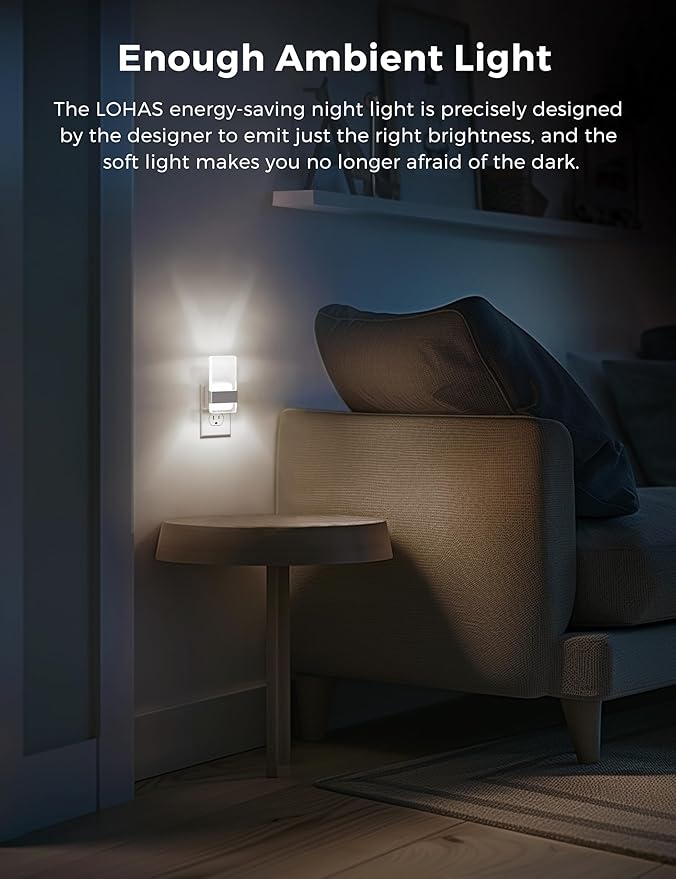 L LOHAS LED Night Light, Night Lights Plug Into Wall, Decorative Nightlight - Image 4