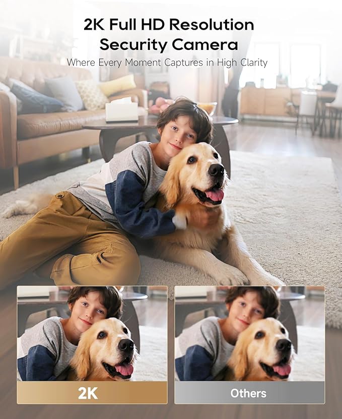 DREAME Pet Dog Camera, 1080P 3MP Indoor Security Camera Motion Detection - Image 3