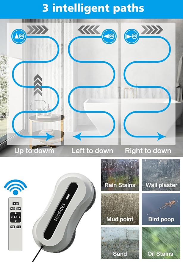 KADSKAN Window Cleaning Robot, Automatic Window Cleaner - Image 5