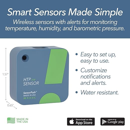 SensorPush HTP.xw Smart Temperature Sensor & Humidity Sensor - Image 2