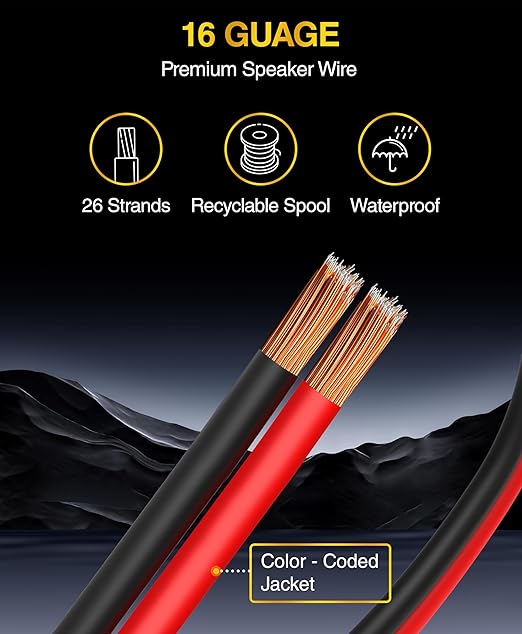 BlueRigger 16 Gauge Speaker Wire - Image 7