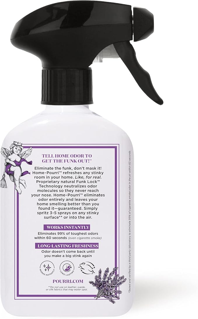 Home-Pourri Air + Fabric Multi-Purpose Odor Freshener Spray, 11 Fl Oz, Lavender - Image 12