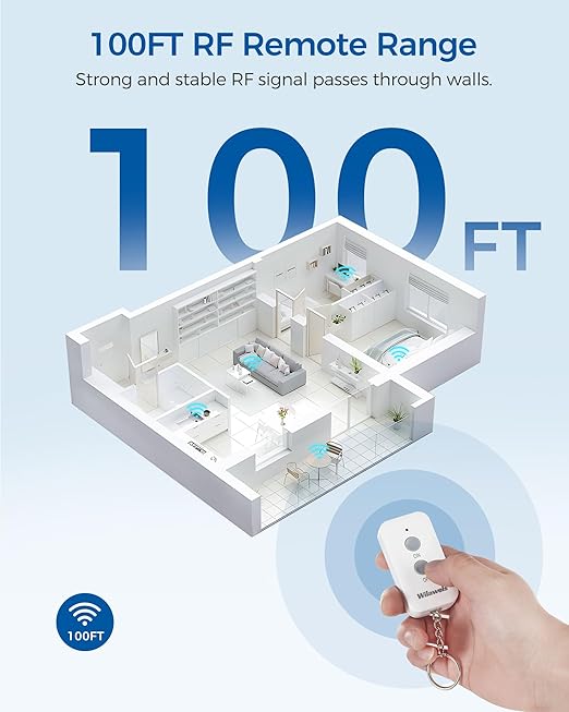 Remote Control Outlet Plug Wireless On Off Power Switch, WILAWELS Wireless - Image 5