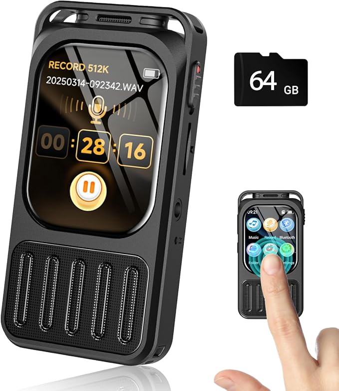 64GB Digital Voice Recorder by XIXITPYVoiceRecorder