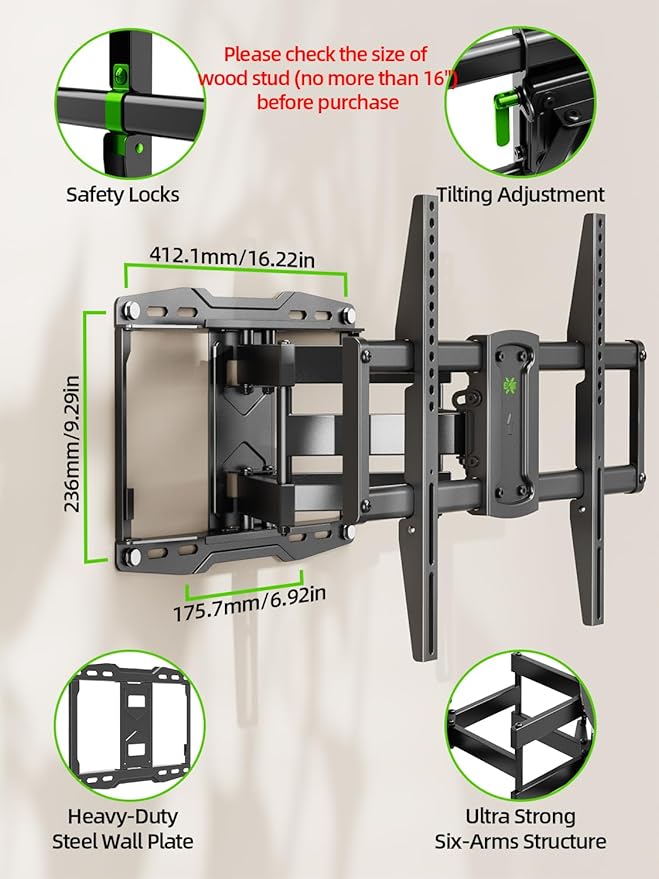 USX Mount Full Motion TV Wall Mount - Image 4