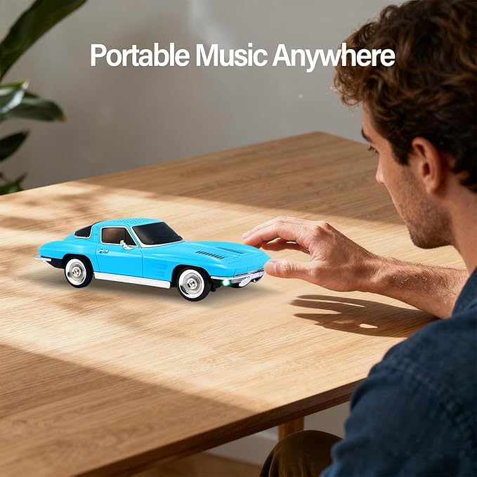 WSTER Retro American Style car Bluetooth Speaker, Portable Wireless Outdoor - Image 6