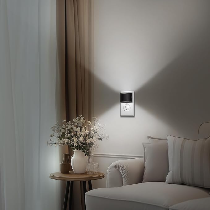 DORESshop LED Night Light, Night Lights Plug into Wall, 3 Level Brightness - Image 7