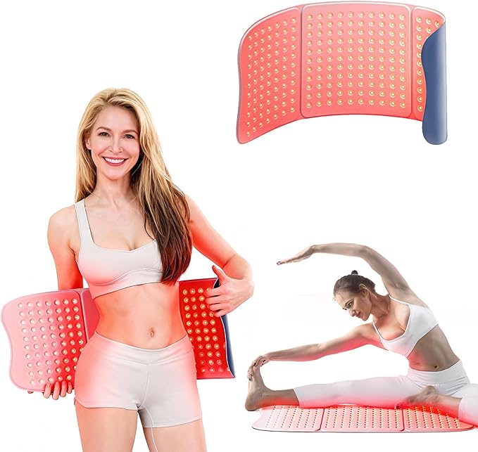 Red Light Therapy Pad for Body – 30"x12" Large 660nm & 850nm Infrared Light by YOEYOU