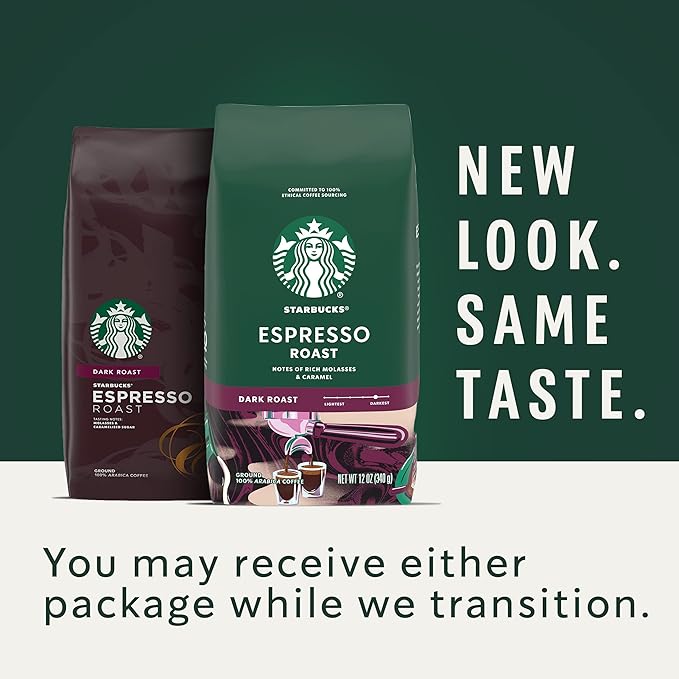 Starbucks Dark Roast Ground Coffee — Espresso Roast — 100% Arabica — 1 bag - Image 2