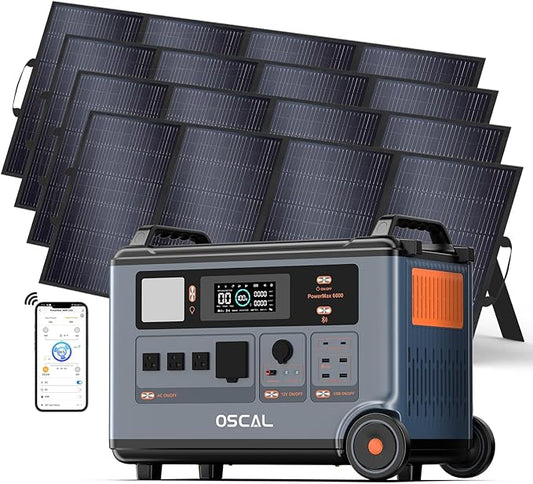 OSCAL PowerMax 6000 Solar Generator by OSCAL