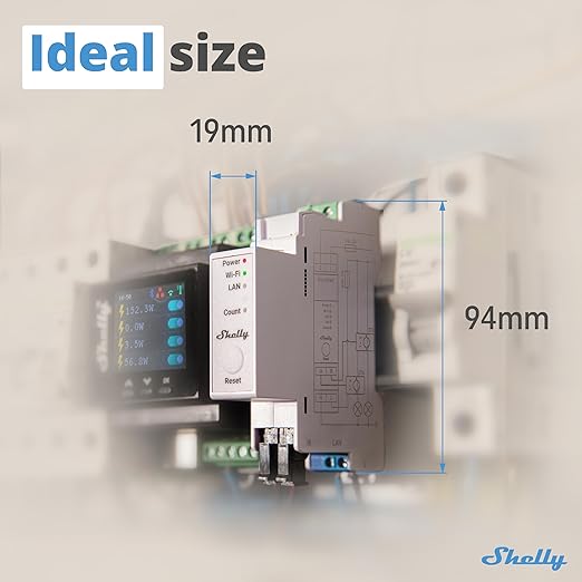 Shelly Pro EM 50A | Wi-Fi & LAN Energy Meter - Image 2