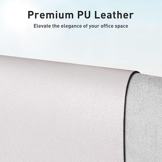 Aothia Large PU Leather Desk Pad Protector – Non-Slip Mouse Pad & Writing Mat - Image 2