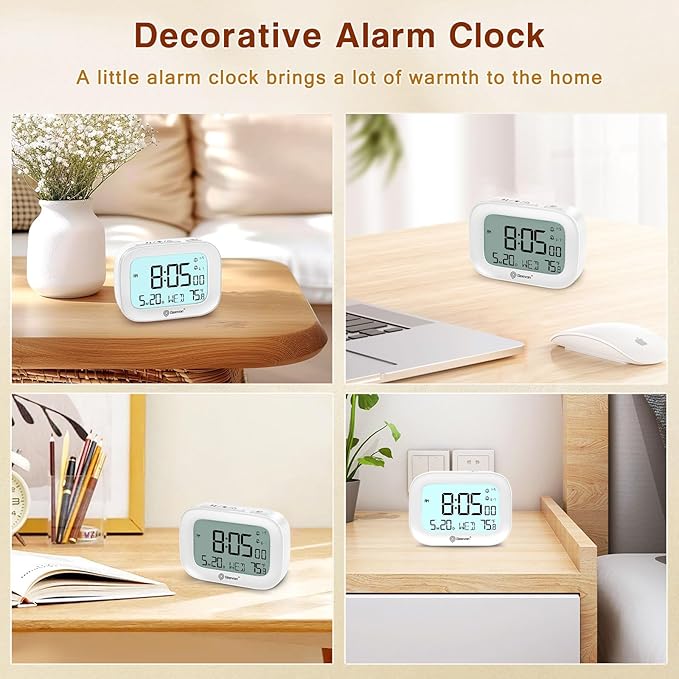 Geevon Small Travel Alarm Clock, Digital Alarm Clocks - Image 7