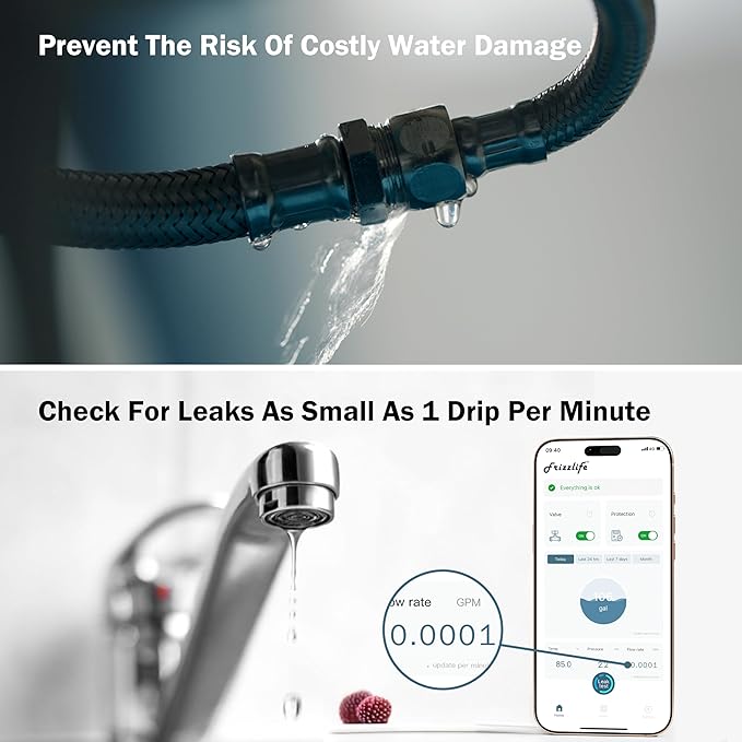 Frizzlife LP365-P 1.25-Inch Smart Water Monitor and Automatic Shutoff - Image 8