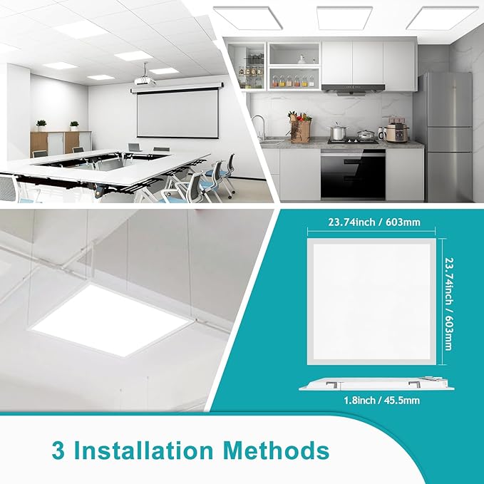 VocgoUU 8 Pack 2x2 LED Flat Panel Light - Image 7