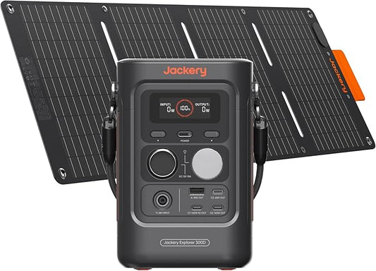 Jackery Solar Generator 300D, 288Wh LiFePO4 Portable Power Station by JackeryInc
