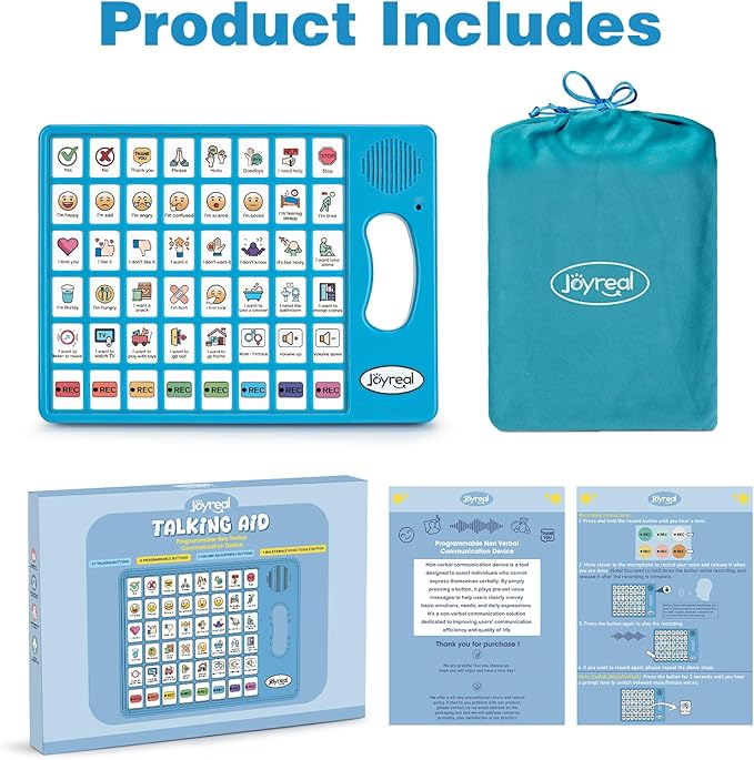 Joyreal AAC Device for Autism, Non Verbal Communication Tools for Speech - Image 9
