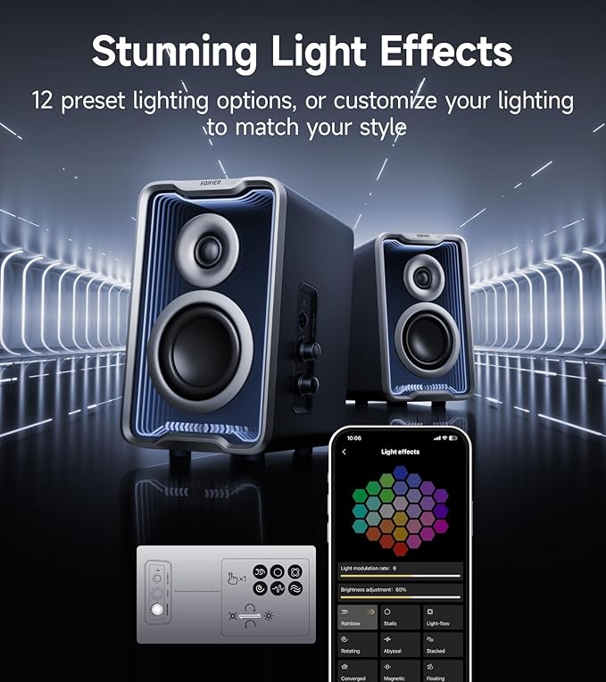 Edifier QR30 2.0 Desktop Active Speaker, Compact Bluetooth V5.4 Computer - Image 6