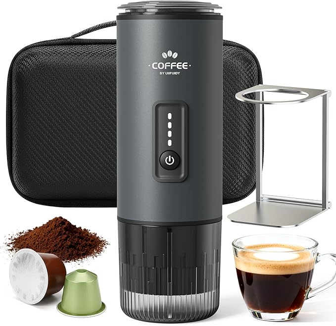 Portable Coffee Maker, 3 in 1 Electric Espresso Machine Set, Rechargeable by Unknown