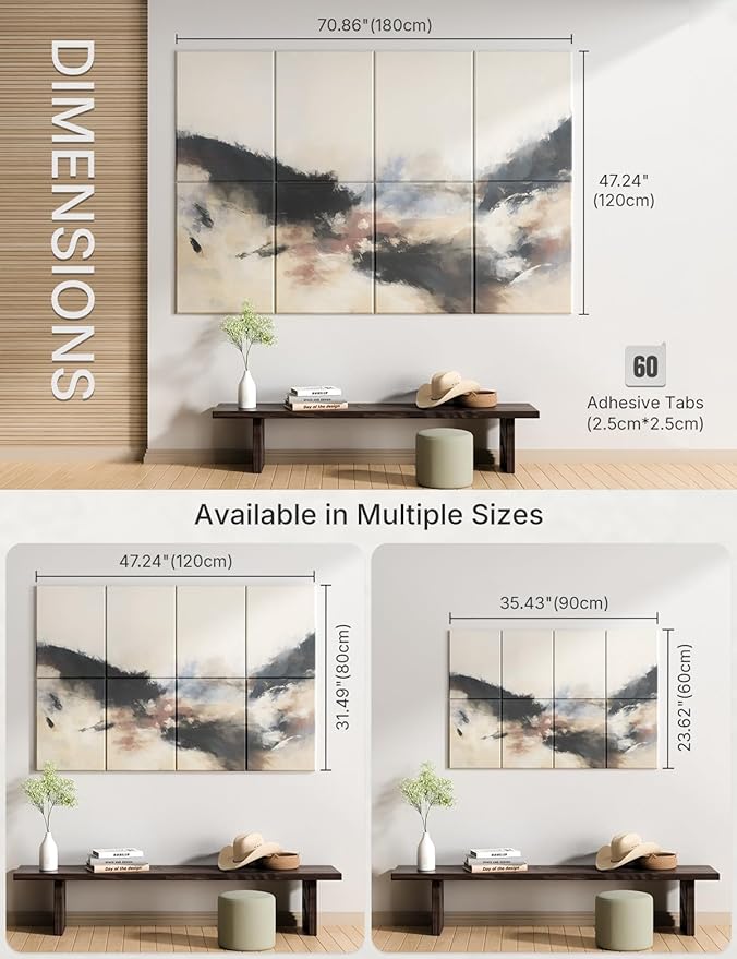 Wall Art Acoustic Panels, Decorative Sound Absorbing Panels - Image 5