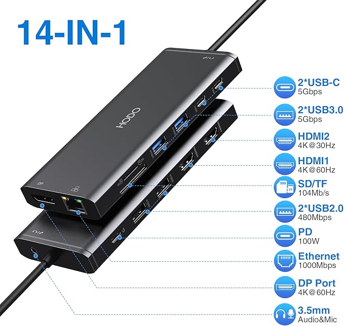 Dell HP USB C Docking Station - Image 2