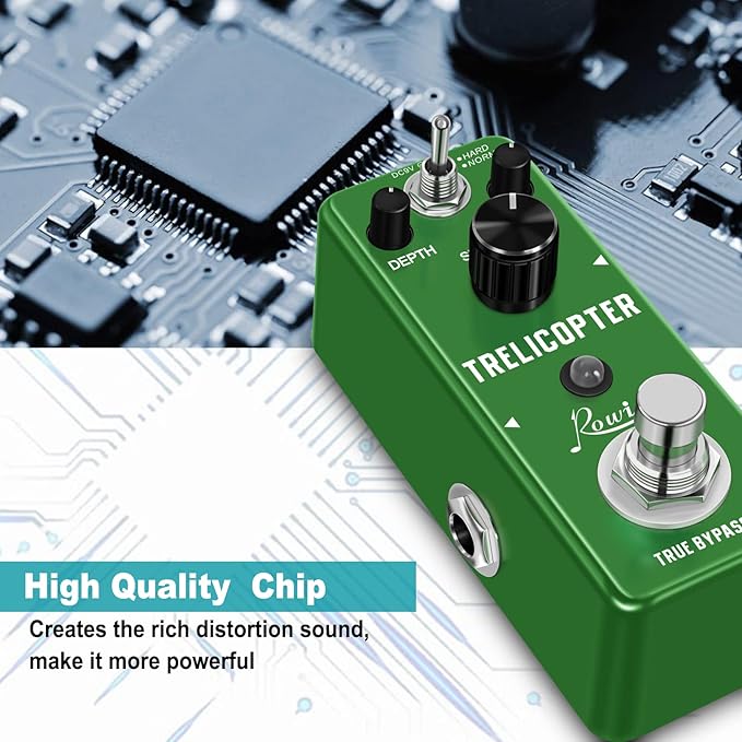 Rowin Trelicopter Effects Guitar Tremolo Pedal - Image 3