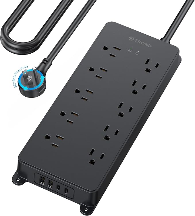 TROND Power Strip Surge Protector by TRONDOfficial