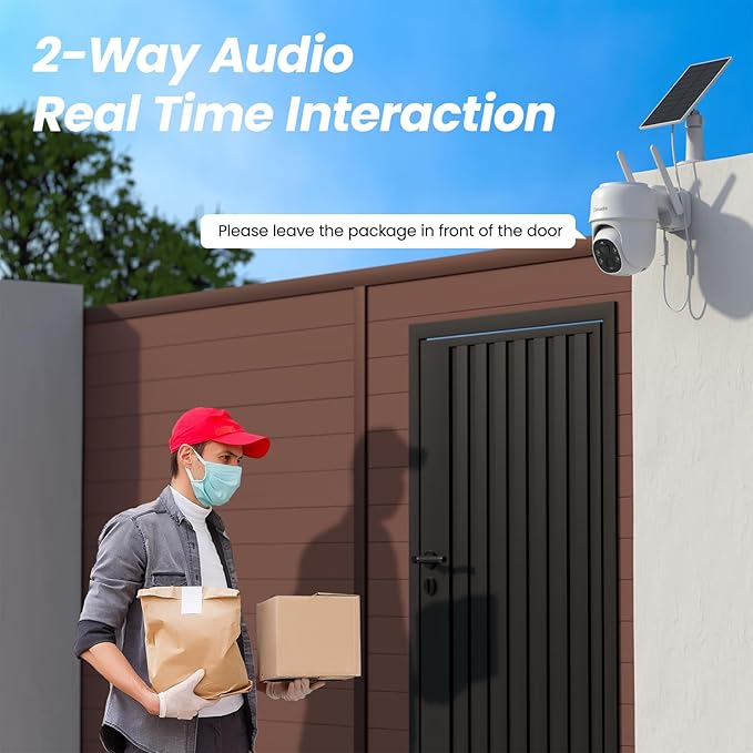 Cinnado 2K Cameras for Home Security-2.4G WiFi Outdoor Camera Wireless - Image 5
