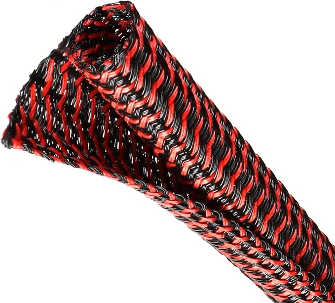 Split Wire Loom Tubing, Cable Protector Sleeve, Braided Cable Management by ConveniencetoYourLife