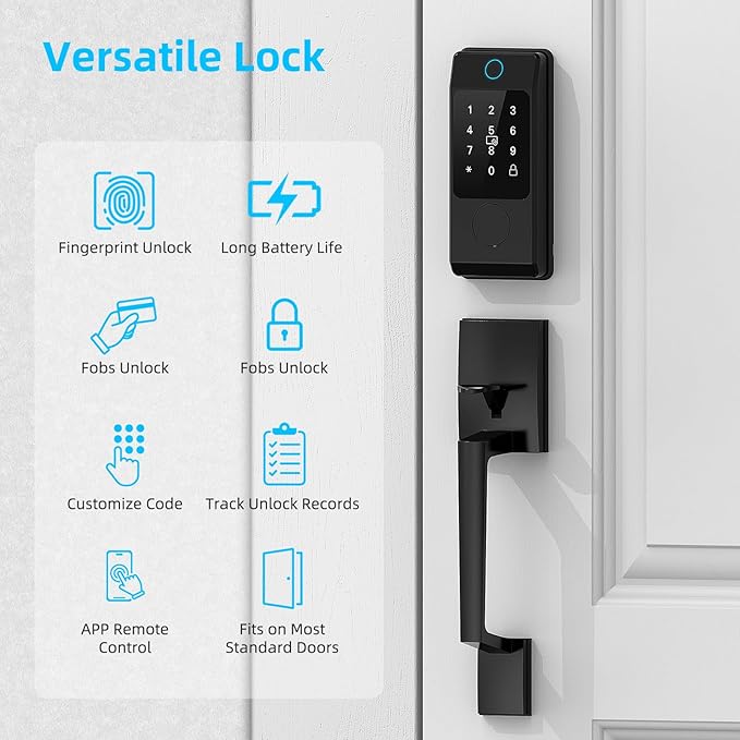 Miuedo WiFi Front Door Lock Sets - Image 6