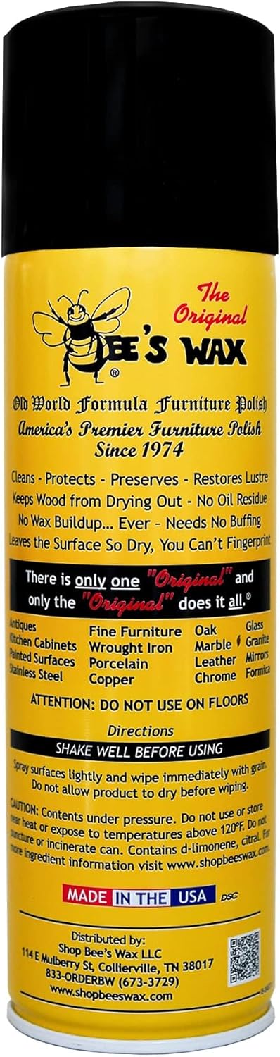 The Original BEE'S WAX Old World Formula Furniture Polish - 4 Pack