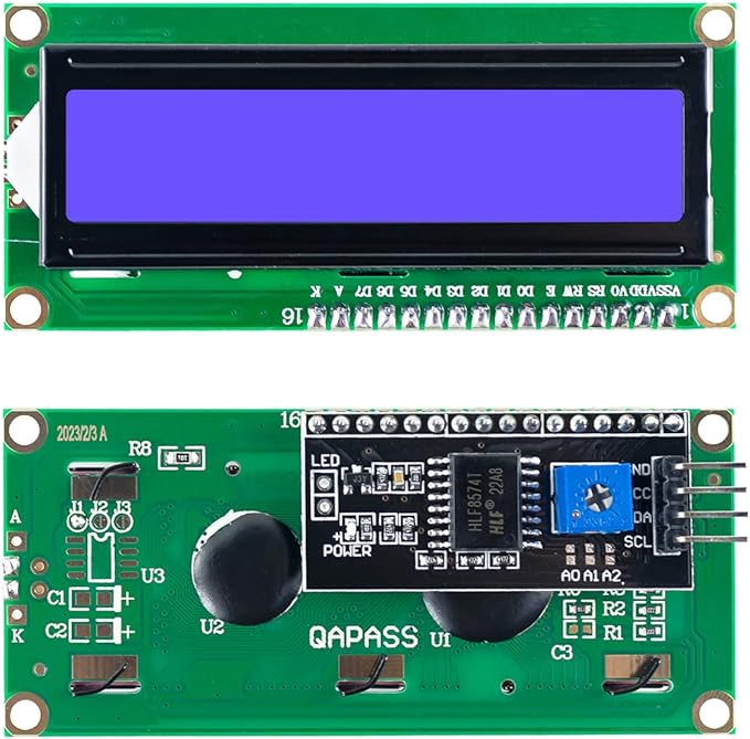 Hosyond 3pcs I2C IIC 1602 LCD Display Module 16x02 LCD Screen Module - Image 2