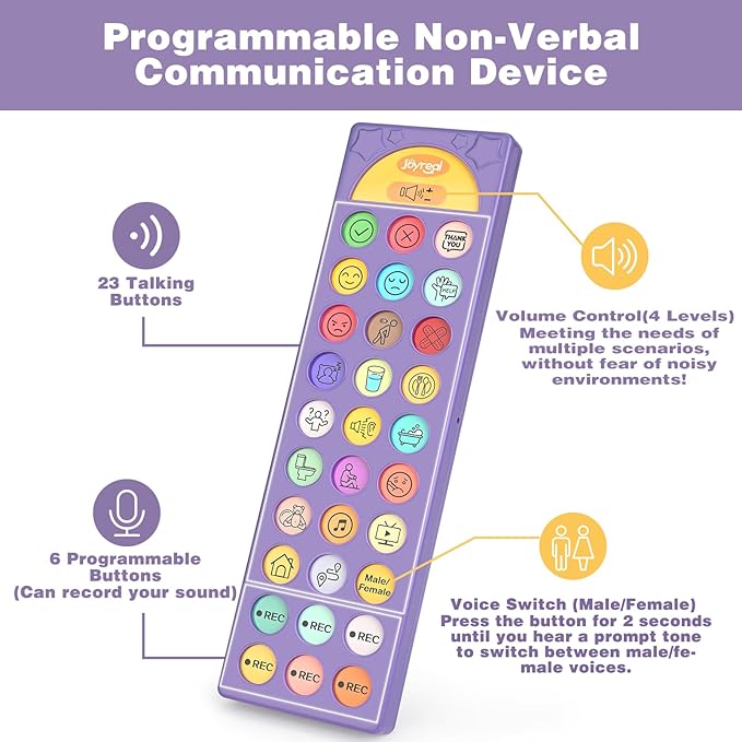AAC Device for Autism, Joyreal Non Verbal Communication Tools for Speech - Image 2