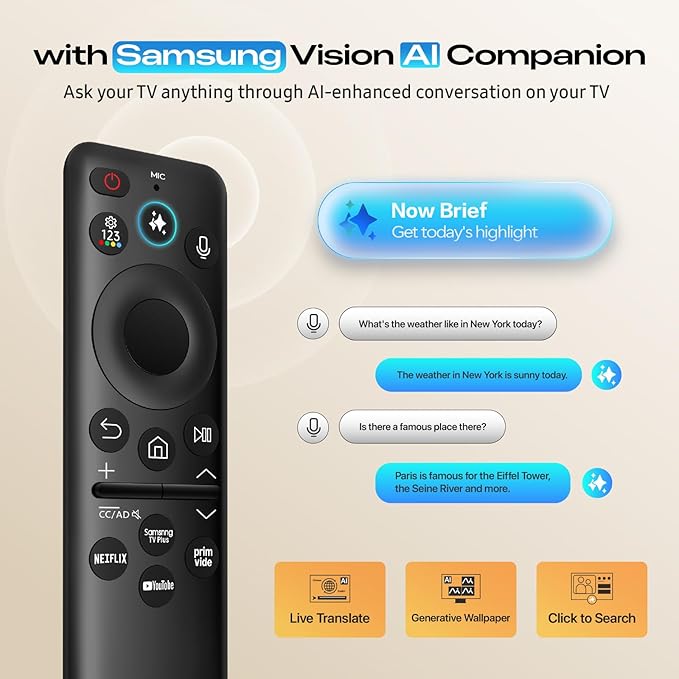 for Samsung Solar TV Remote - Image 2