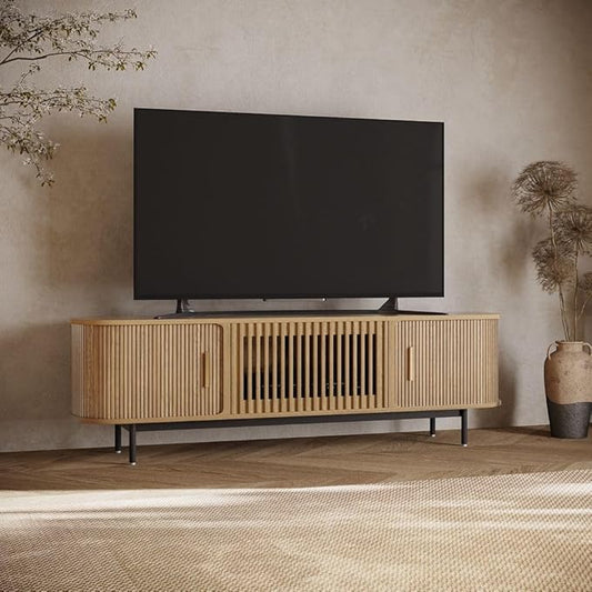 POVISON Fully-Assembled Mid Century Modern TV Stand by POVISON