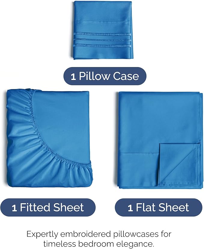 Twin Size 3 Piece Sheet Set - Image 2