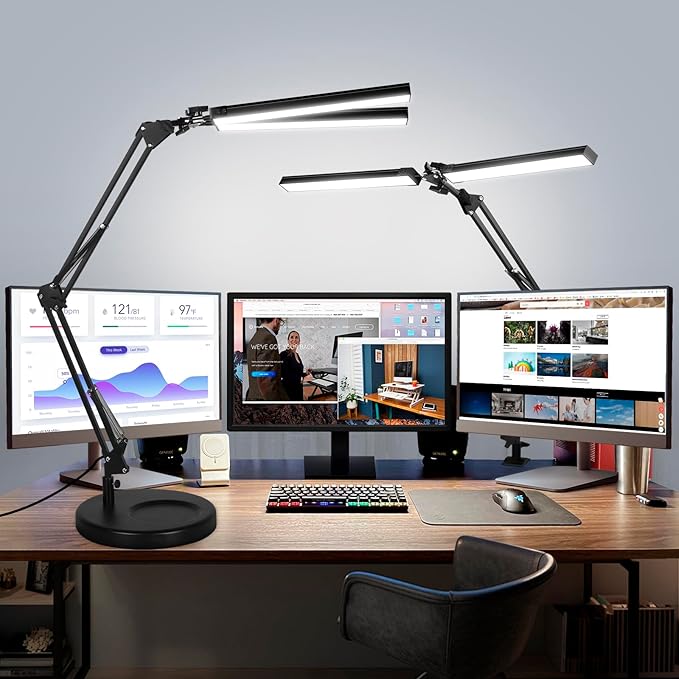 2-in-1 LED Desk Lamp, 24W Brightestwith Table Lamp - Image 10