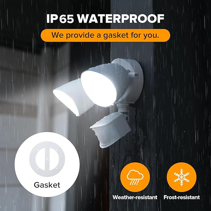 UME 2 Pack 32W 3500 Lumen LED Security Lights Motion Sensor Light Outdoor - Image 8