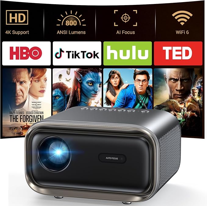 Projector with WiFi and Bluetooth: by NICPOW
