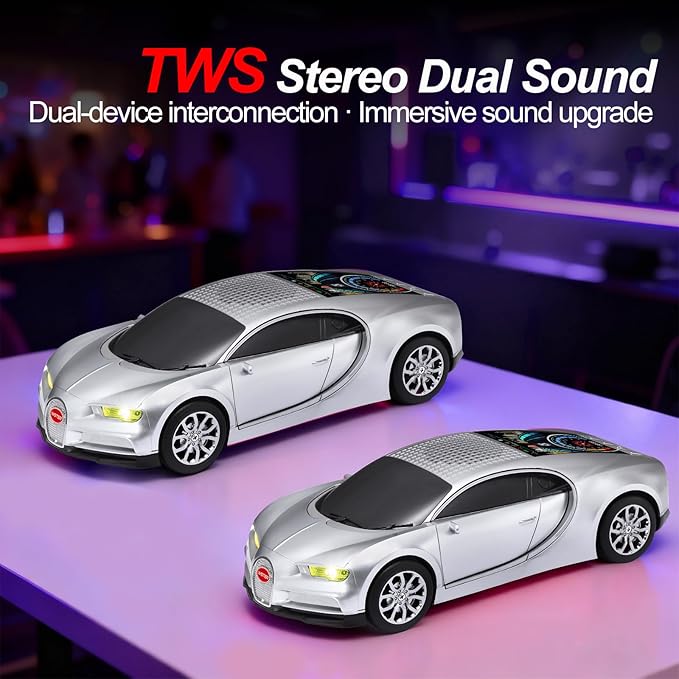 WSTER Luxury Sports Car Model Bluetooth Speaker - Image 3