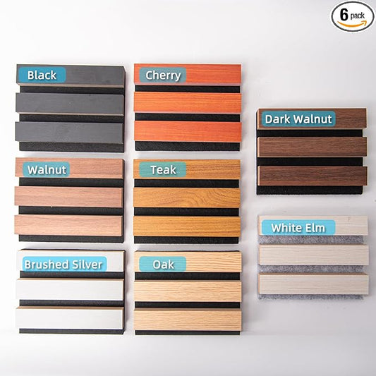 Art3d Wood Slat Acoustic Panels by Art3d